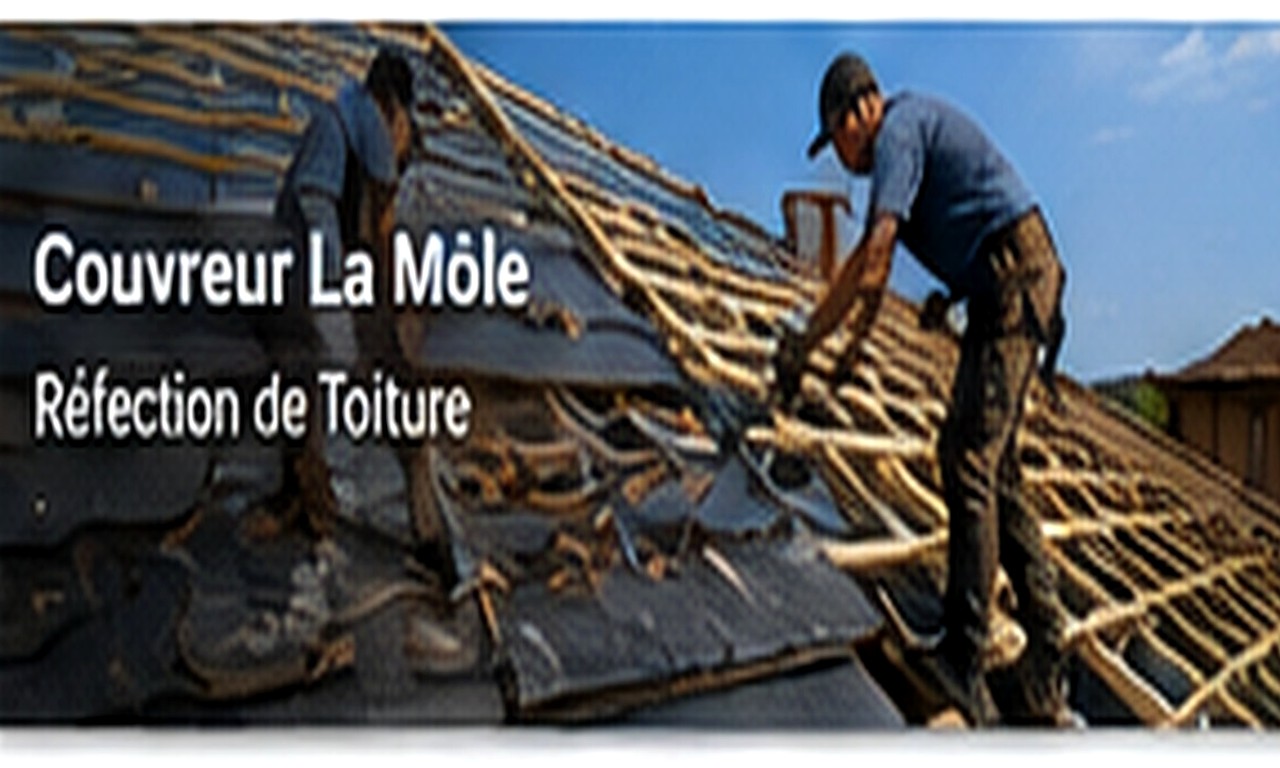 Chantier de couverture à Bormes-les-Mimosas